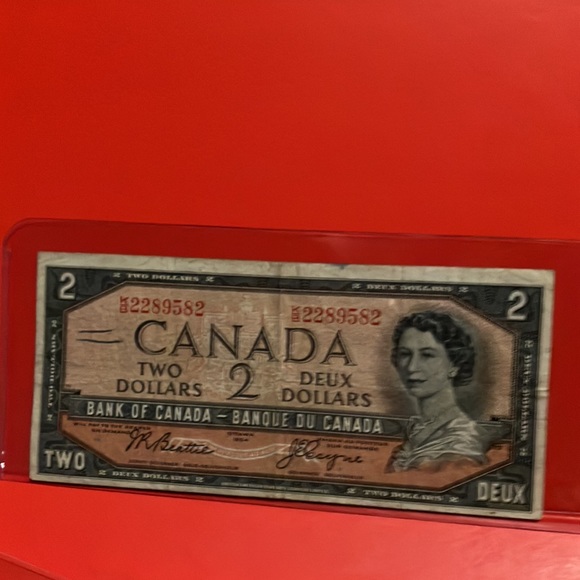 Lot of 9 - 1954 Bank of Canada, $2, Lawson/Bouey, Beattie/Rasminsky - Picture 5 of 5